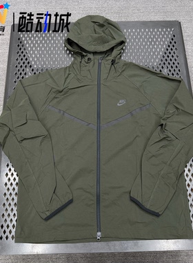 耐克/Nike 风行者男子梭织运动休闲连帽拉链夹克外套HM7152-355