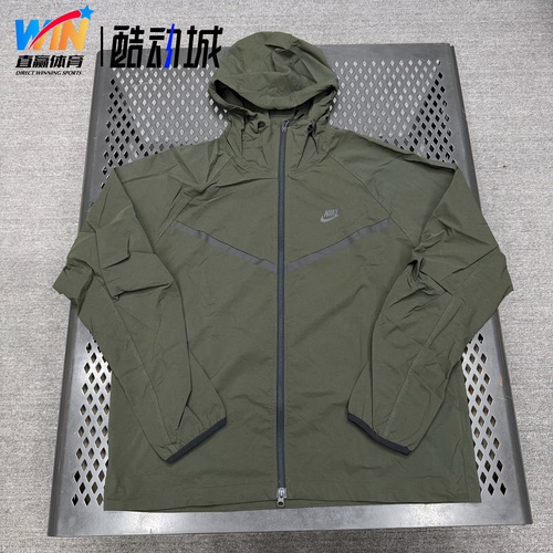 耐克/Nike 风行者男子梭织运动休闲连帽拉链夹克外套HM7152-355