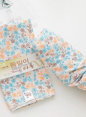 韩国进口凤凰花WeaVer自行车搓澡巾长条洗澡巾搓背巾拉条巾长款