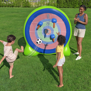 原装正品Bestway充气标靶足球射门飞镖盘粘粘乐儿童投掷玩具
