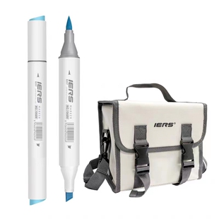 艾尔斯双头酒精软头马克笔106BR 创作速写学生艺考动漫手绘设计用