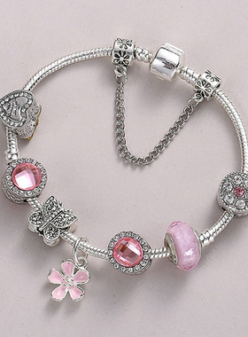 少女心甜美风粉色手饰品