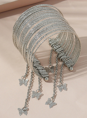 多圈甜美风玲珑跳舞蝴蝶手饰品