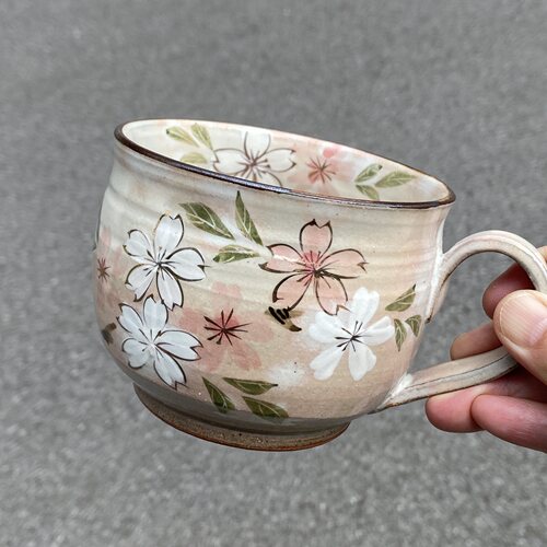 森俊山四季花草早餐杯