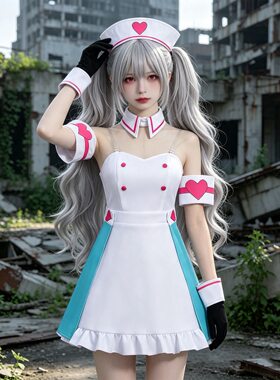 爱属性初音护士裙COS服性感纯欲二次元cosplay服裙子套装