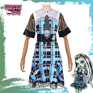 怪物精灵高中 二次元动漫女 弗兰琪斯坦基基cosplay服装 欧美跨境