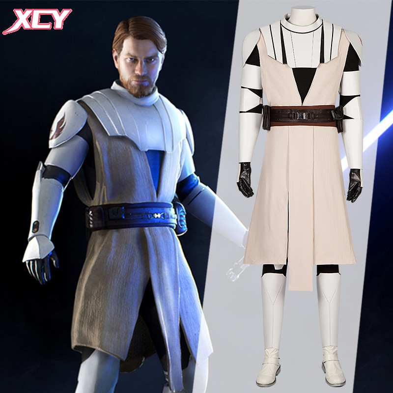 新次元星球大战欧比旺cos服绝地武士盔甲版cosplay服装男