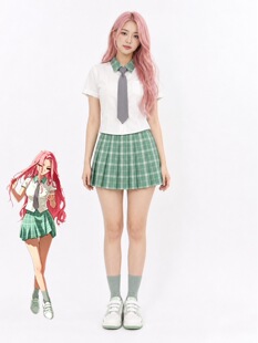 异形舞台美智 Mizi同款JK制服套装 二次元 cos学院服漫展角色扮演