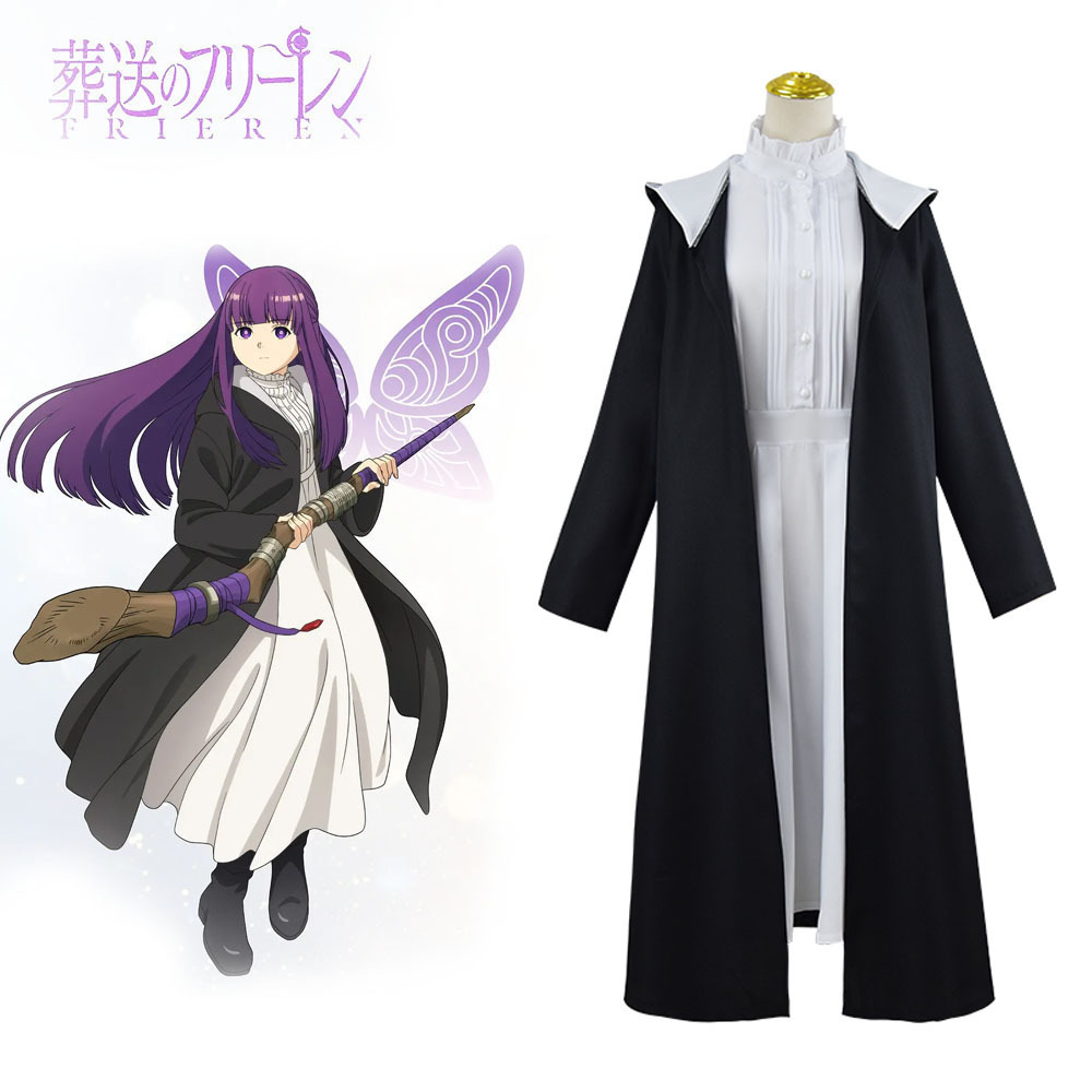 葬送的芙莉莲菲伦cos服芙莉莲冬装外套连衣裙cosplay套装服饰工厂