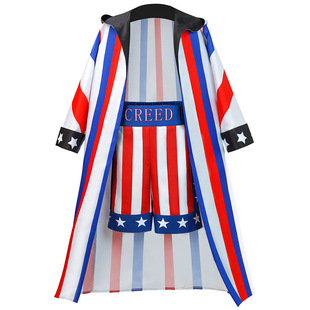 奎迪3阿多尼斯克里德cos服拳击披风套装万圣节男装cos服