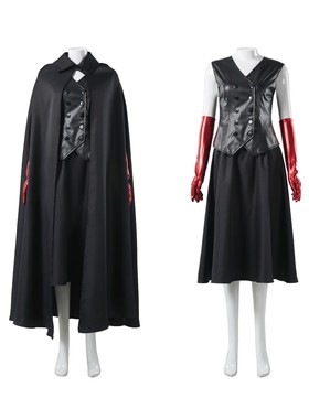 阴间大法师2cosplay服莉迪亚cos服莉迪亚黑色套装电影角色扮演服