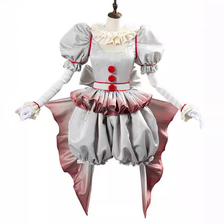 断魂小丑2cos服 潘尼怀斯cosplay 恐怖惊悚小丑cos万圣节角色扮演