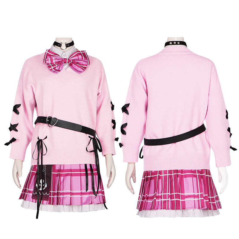 虚拟主播cos服 vtuber阿夸凑阿库娅常服JK水手游戏服cosplay服装