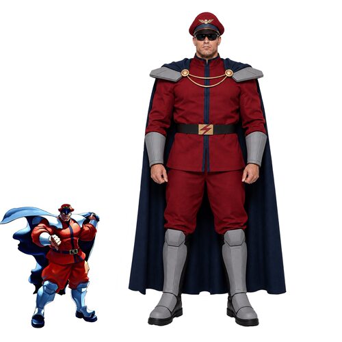 街头霸王维加将军cos服M.Bison拜森全套披风套装万圣节cosplay
