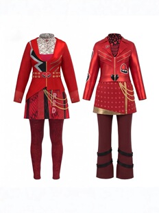 后裔5红心皇后cos服小红公主动漫cosplay服装万圣节朋克表演服饰