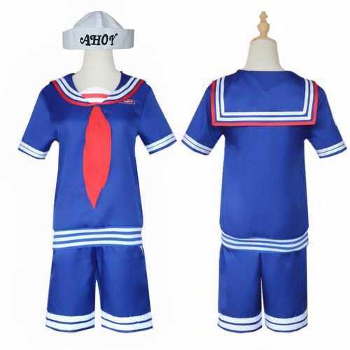 万圣节Stranger Things怪奇物语3 cosplay服冰淇淋店员服装现货