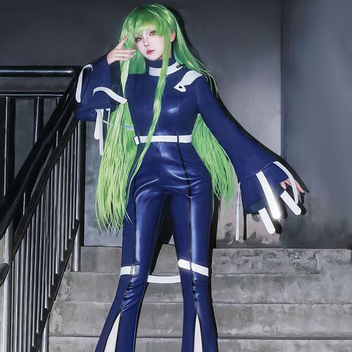 反叛的鲁路修cos服CC拘束服C.C女王紧身衣cosplay服装动漫二次元