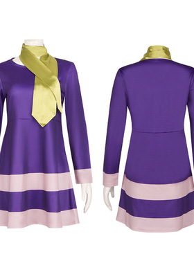 史酷比狗cos服 维尔玛达夫尼cos紫色连衣裙cosplay万圣节角色扮演