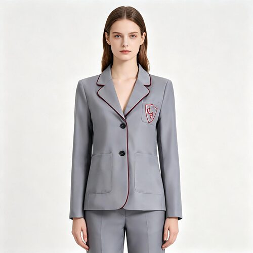 2026新款玛蒂尔达音乐剧主角灰色表演外套舞台剧演出服装