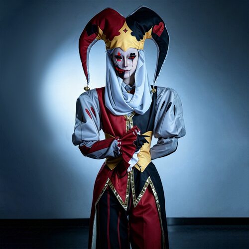 木偶王国jestyn小丑cos服万圣节杰斯汀cosplay游戏木偶Kingdom