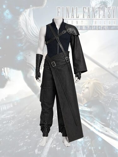 最终幻想克劳德cos服套装 FF7圣子降临全套cosplay万圣节角色扮演