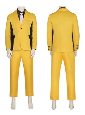 至高之牌HighCard cos服 男主芬·奥德曼cosplay黄色西装动漫服装