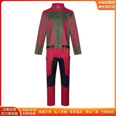 红色一号卡勒姆cos服万圣节保镖卡勒姆ccosplay二次元表演服