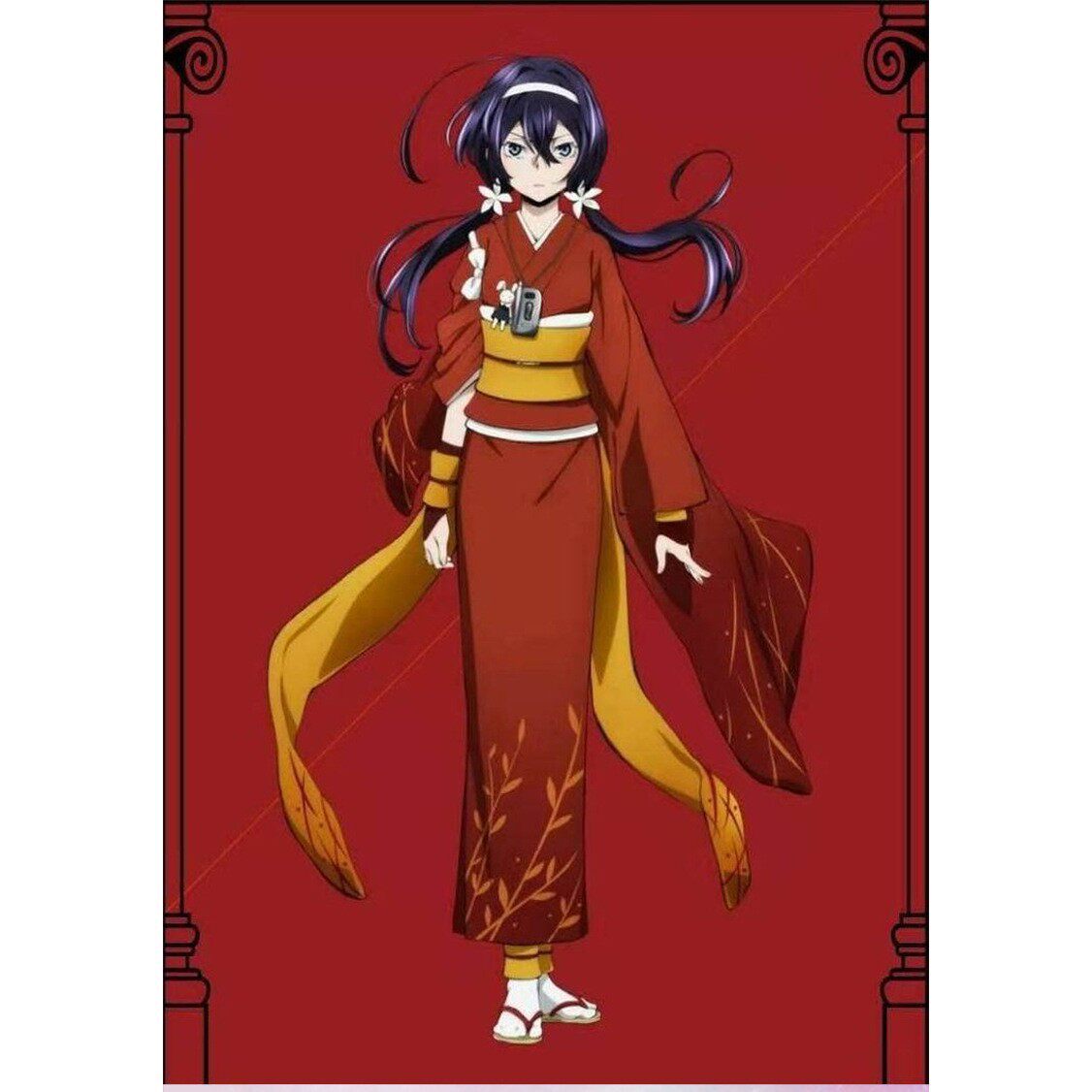 现货动漫文豪野犬cosplay 夜叉白雪 泉镜花cos服浴衣和服女装成人