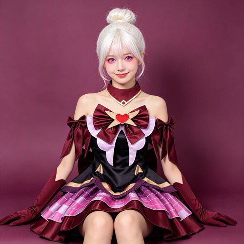 守望先锋cos服朱诺黑红神话皮肤希望之心魔法少女全套cosplay服