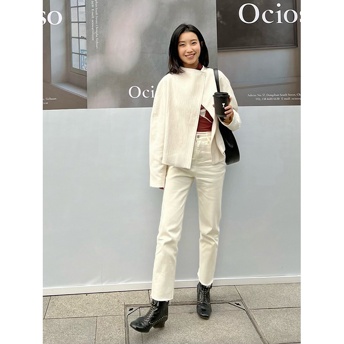 MYA休闲简约常规棉质宽松外套