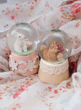 zakka进口卡通风树脂桌面摆件