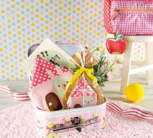 ZAKKA纯棉儿童卡通收纳包纸巾包夹子腰包