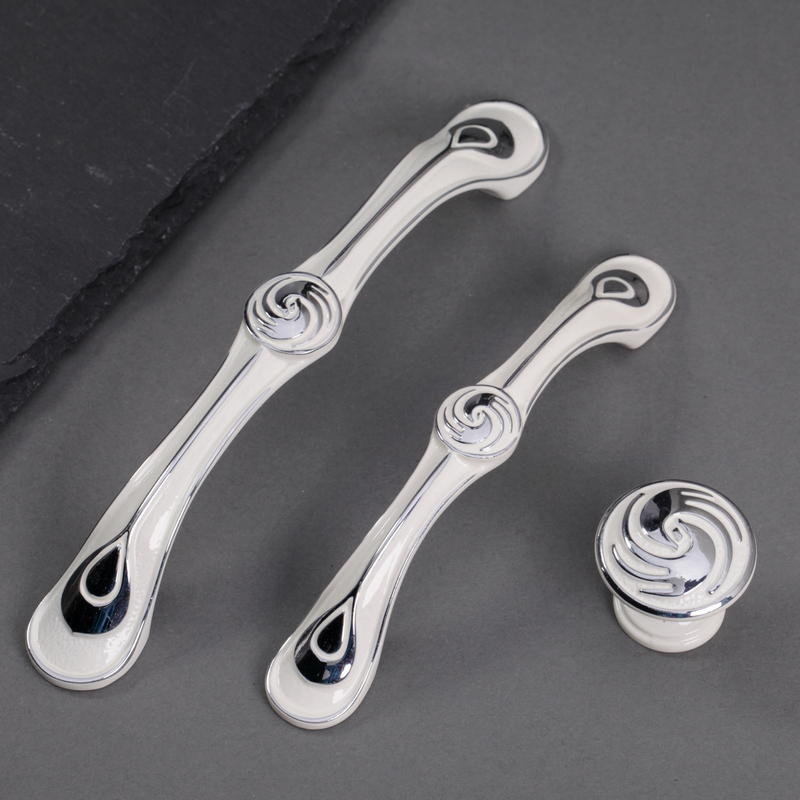 欧式田园象牙白仿古抽屉橱柜门