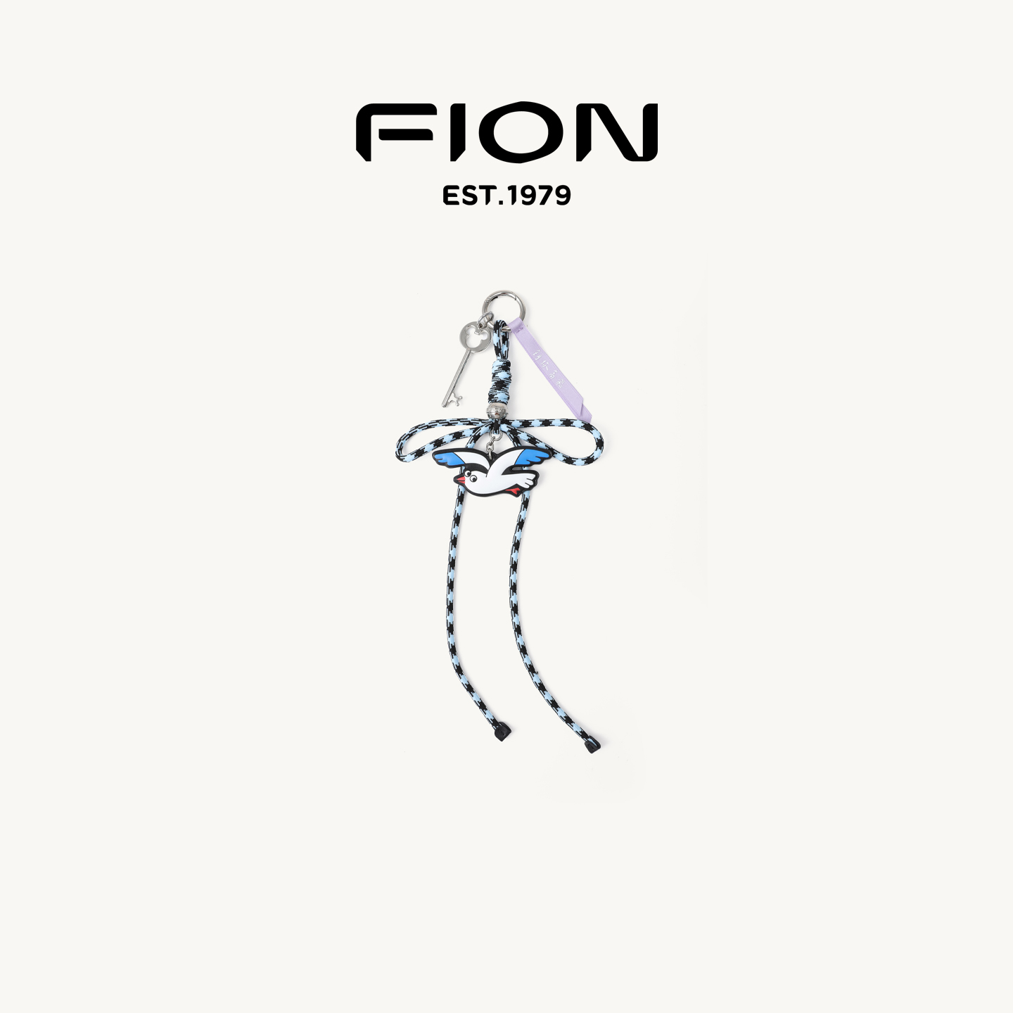 Fion/菲安妮秋上新挂件可爱包挂皮质编绳挂扣动物元素DIY挂饰
