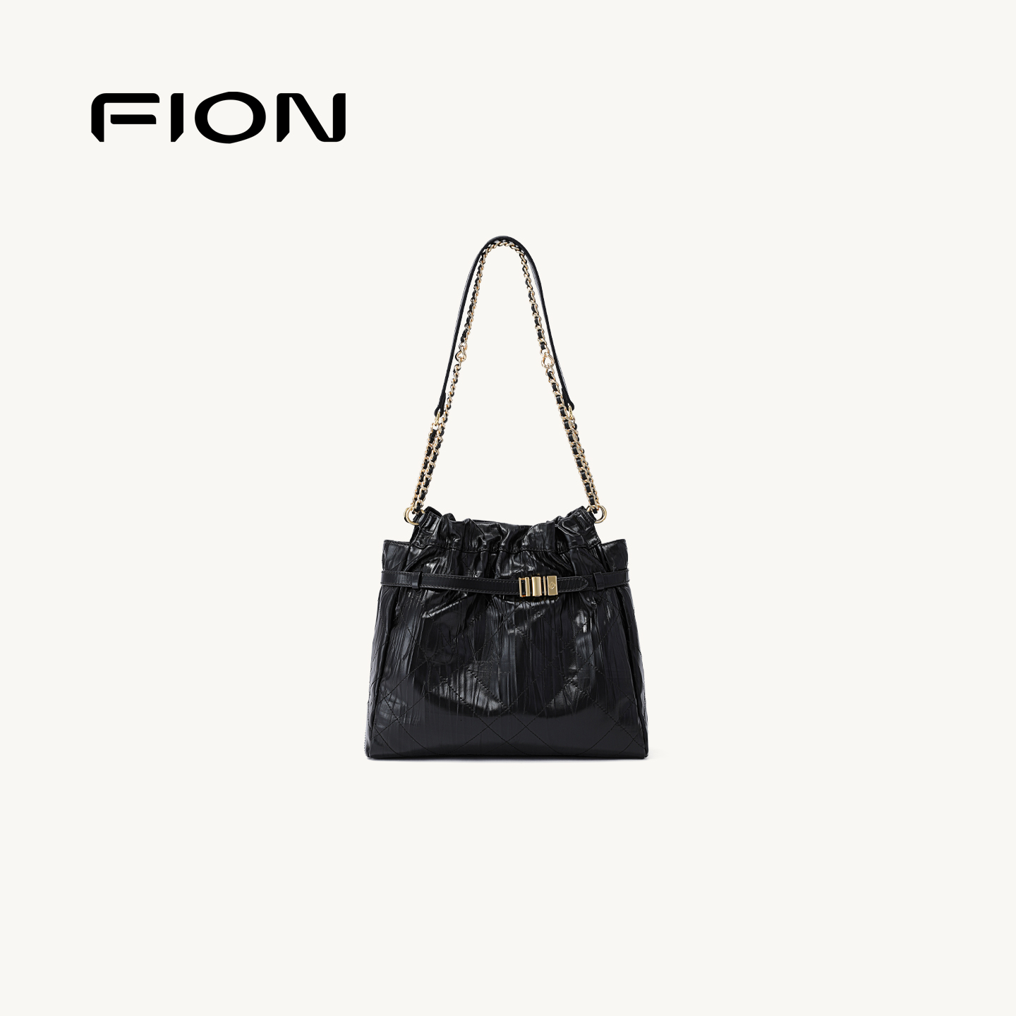 Fion/菲安妮音符流浪包水桶包