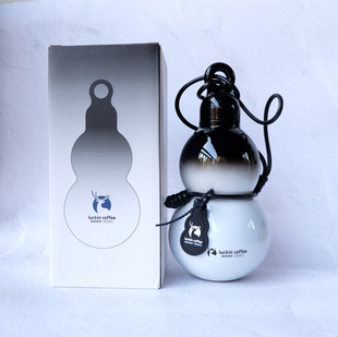 瑞幸咖啡葫芦杯双层真空保温杯不锈钢水杯水壶随行国潮礼品正品