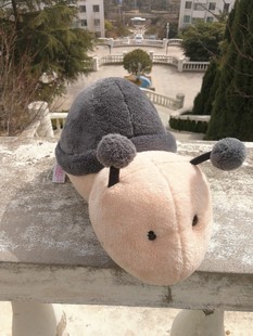 正版 德国ANTONELLA品牌墨绿色趴姿蜗牛公仔欧美品牌毛绒玩具33CM