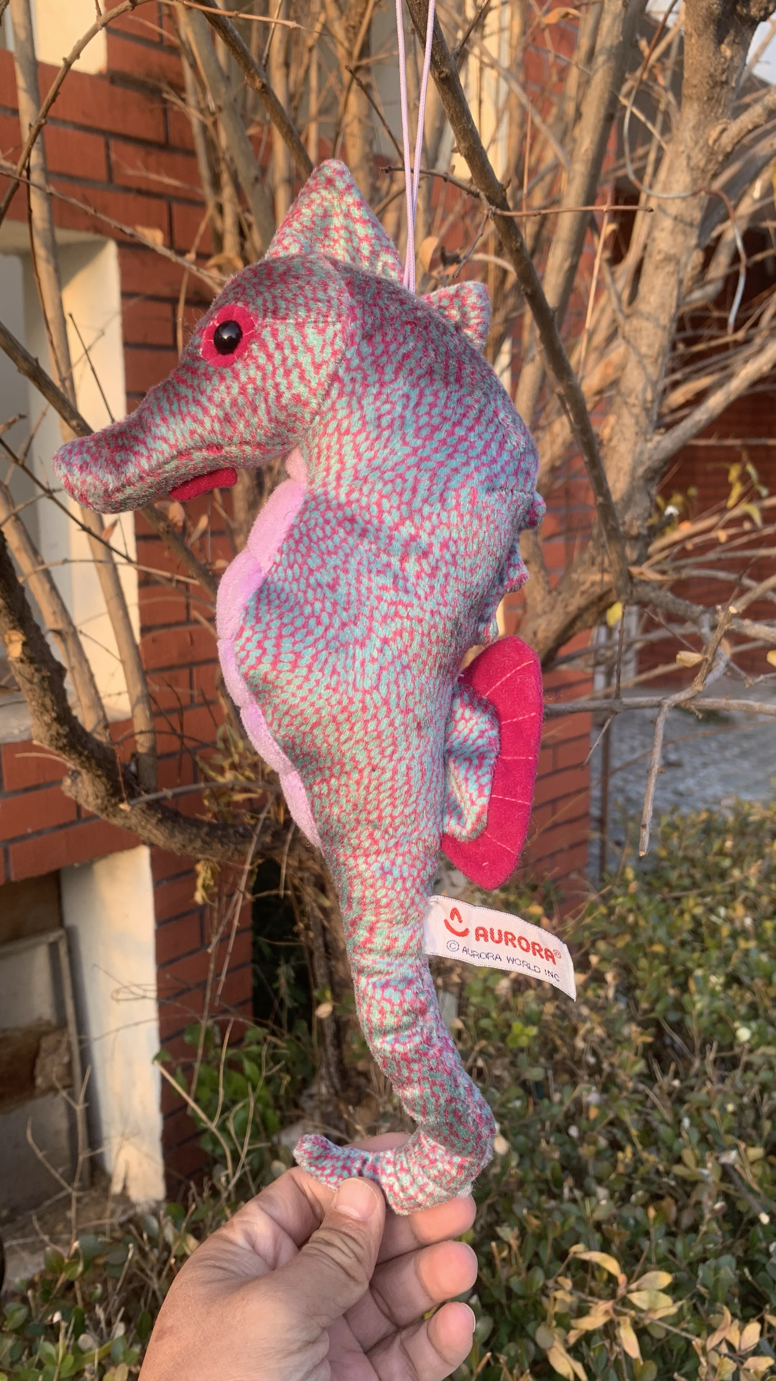 孤品美国AURORA修补款海马公仔