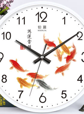 铂晨简约现代客厅卧室挂钟