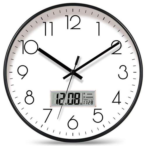 12英寸30CM静音挂钟简约挂墙