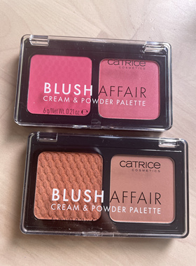 现货catrice双色腮红盘腮红膏腮红粉饼