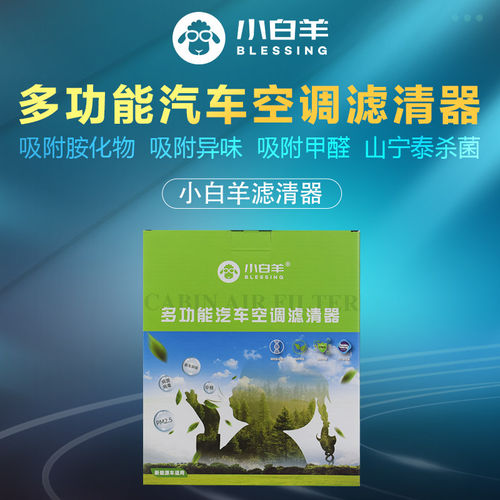 小白羊多功能除味空调滤 XBY-K237-2，适用于特斯拉Model3内置