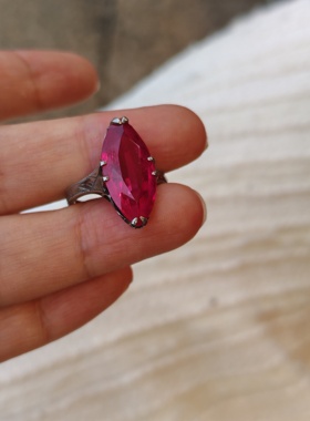 中古vintage打标戒指