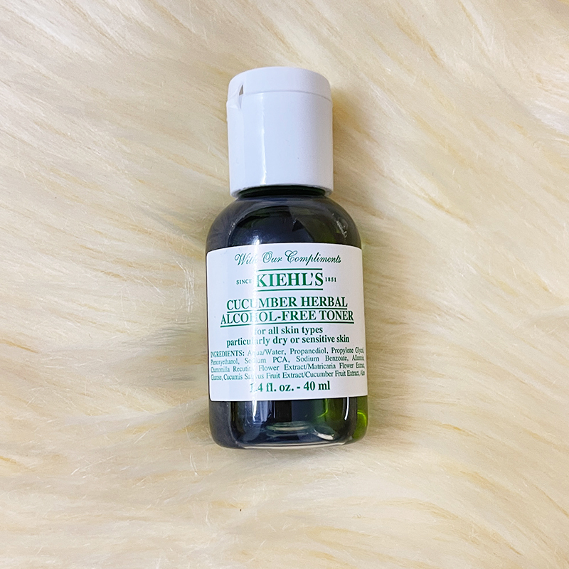 Kiehl's/科颜氏青瓜植物精华爽肤水40ml小样补水保湿收缩毛孔