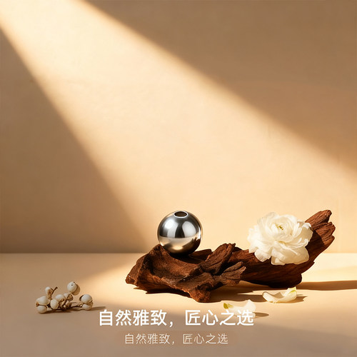 【志同珠宝】S999足银珠子按克散珠光珠配件DIY编绳圆珠串珠纯银