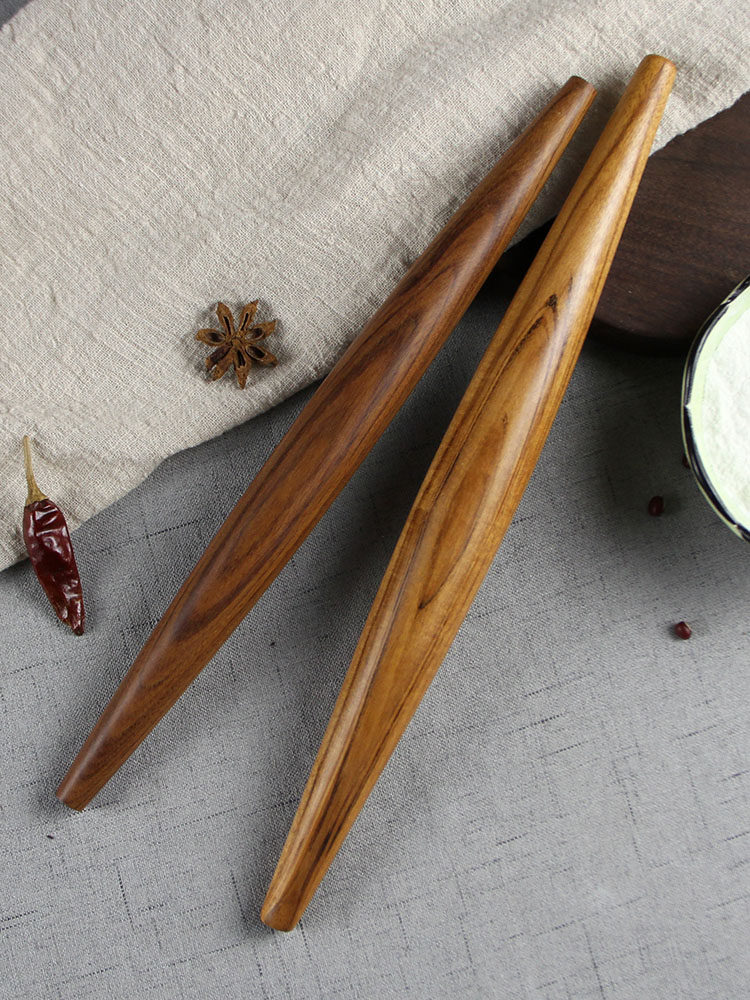 树妮酸枝木鱼肚擀面杖擀皮神器家用擀面棍家用粗两头细擀面棍擀饼