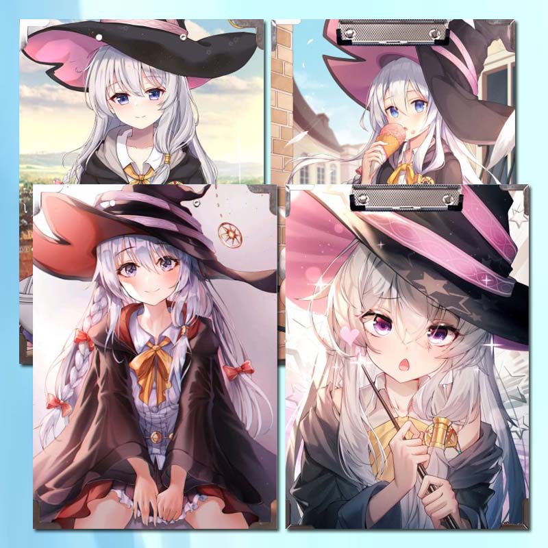 魔女之旅/伊蕾娜/芙兰动漫周边防水木质文件夹板夹垫板试卷夹A4