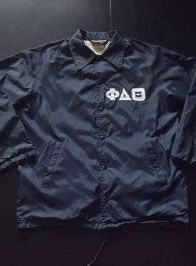 vintage古着美国产s记美式复古y2k潮流运动教练夹克外套 jac2363