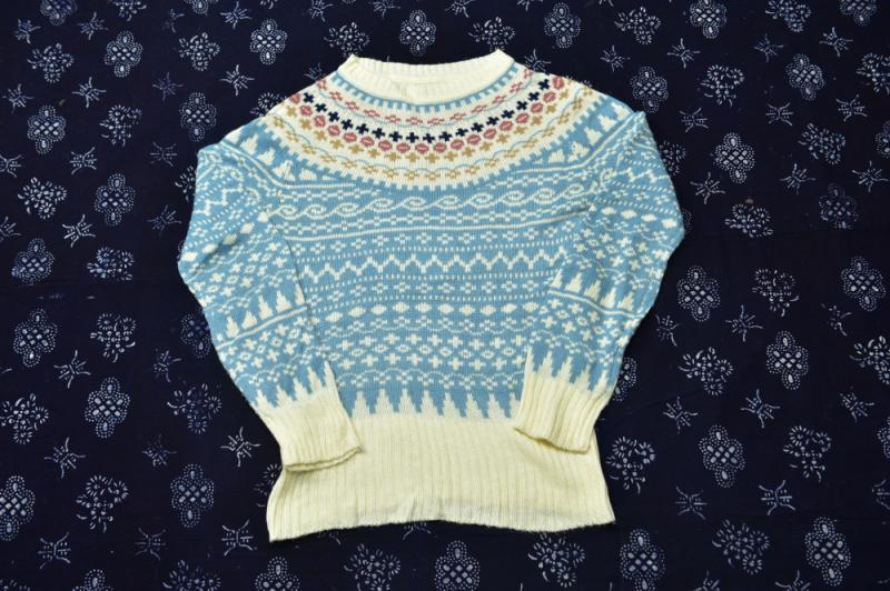 vintage民族风摩天轮羊毛衣包邮