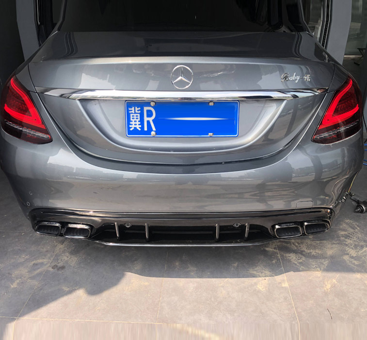 W205 c180 c200 c300改装 Makenic机械师 中尾段 阀门排气管
